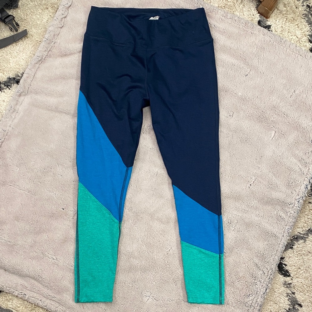 Avia Kids Leggings - Navy, Blue, and Green